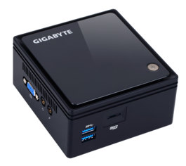 BAREBONE GIGABYTE BRIX BACE-3160 Celeron S HD2.5 S MEMO 2USB3 HDMI WF BT LECTARJ VES
