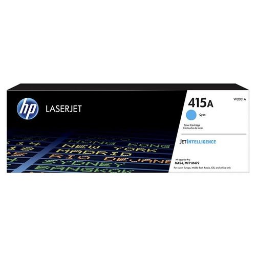 TONER HP NUM 415A CIAN  - W2031A - JETINTELLIGENCE - 2100 PÁGINAS