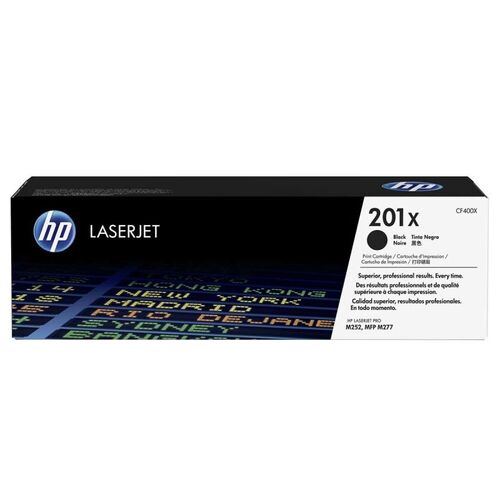 TONER HP NUM 201XL ALTA CAPACIDAD CF400X NEGRO - 2800 PÁGINAS