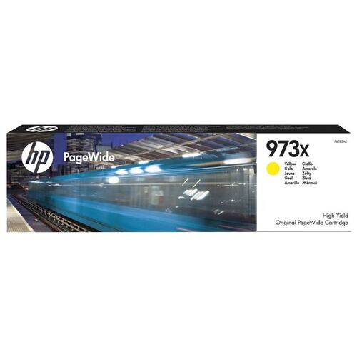 CARTUCHO TINTAN PageWide HP 973X Amarillo, 7000 Copias