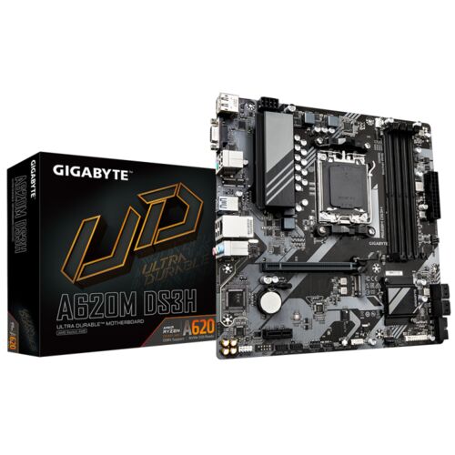 PLACA BASE Gigabyte A620M DS3H, AMD, Zócalo AM5, , DDR5-SDRAM