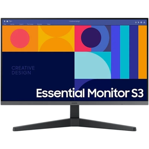 Monitor Profesional Samsung Essential Monitor S3 S27C330GAU/ 27"/ Full HD/ Negro