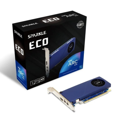 Tarjeta Gráfica Sparkle Intel Arc A310 ECO/ 4GB GDDR6/ Compatible con Perfil Bajo