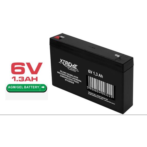 Bateria en gel 6V 1.3Amp