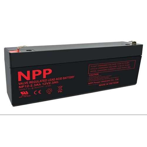 Bateria plomo-ácido 12V 2.3 Amp