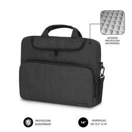 Maletín Subblim Air Padding para Portátiles hasta 15.6"  Gris Oscuro