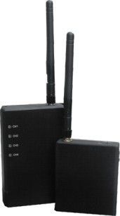 Kit de transmisor y receptor con baterías recargables